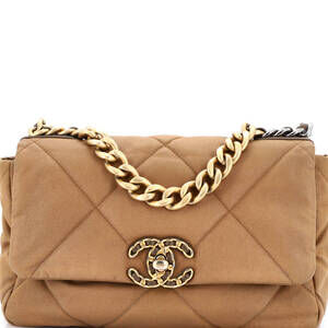 Chanel 19 Flap Bag Quilted Canvas #205769C49B
